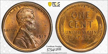1917 1C MS64RB