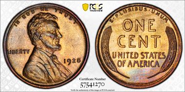 1928 1C MS63RB