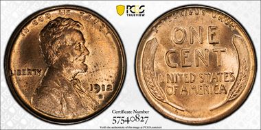 1912-S 1C MS64RD