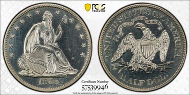 1869 50C PR63