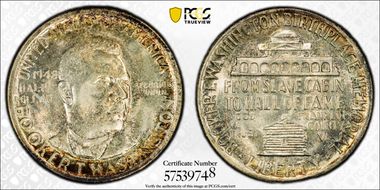 1948-S 50C Booker T. Washington MS67+