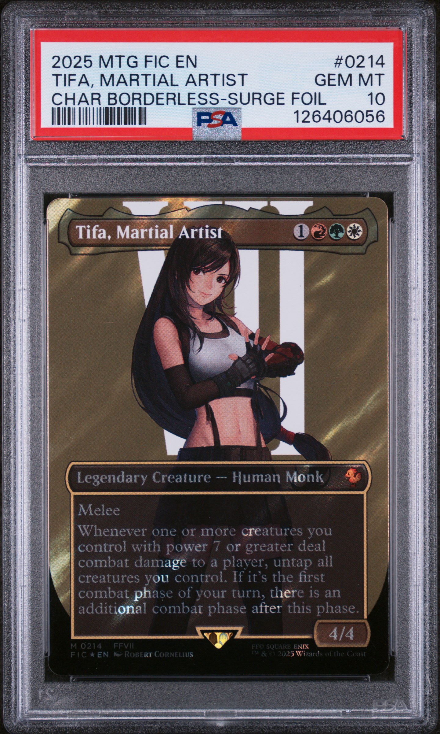 Tifa, Martial Artist [Borderless Surge Foil] #214