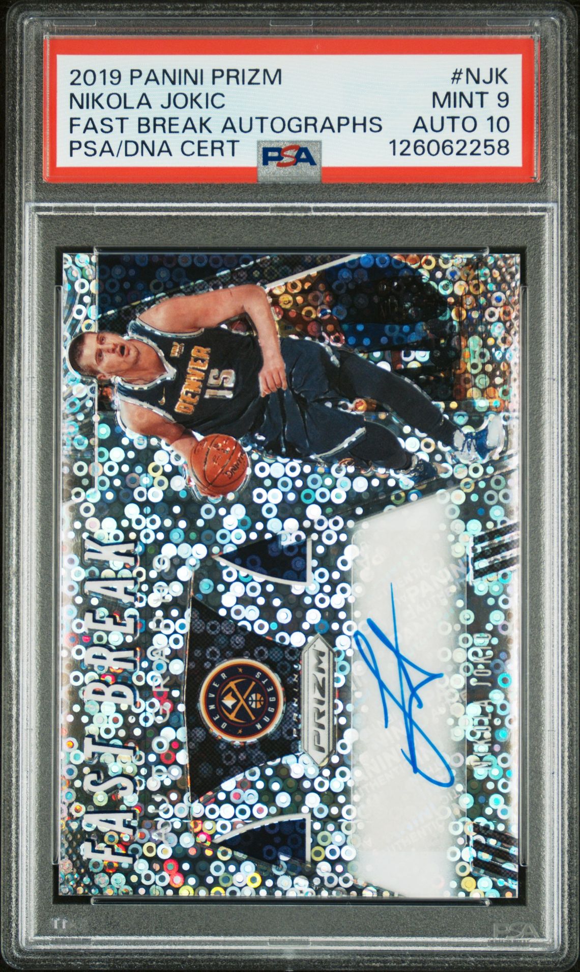 2019 Panini Prizm #FB-NJK Nikola Jokic front