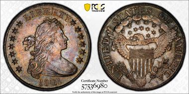 1801 $1 MS63+