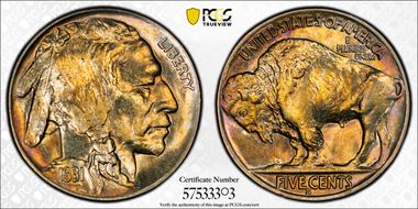 1931-S 5C MS66+ 