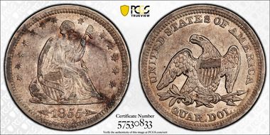 1855 25C AU55