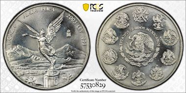 2003-Mo Onza Libertad Ag MS68