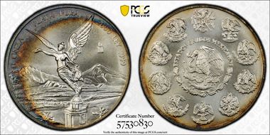 2000-Mo Onza Libertad Ag MS68