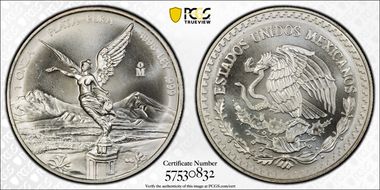 1998-Mo Onza Libertad Ag MS69