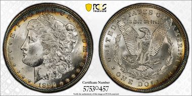 1892-O $1 MS64