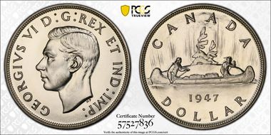 1947 S$1 Blunt 7 SP64