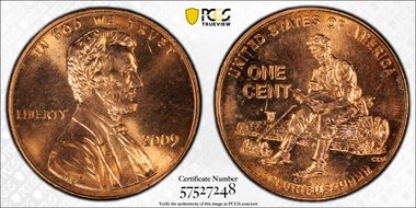 2009 1C Lincoln-Formative Years DDR, FS-808 MS66RD