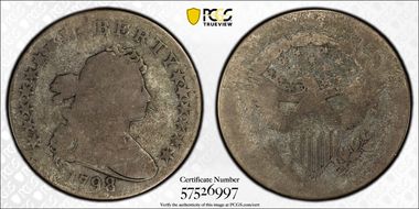 1798 $1 Large Eagle AG3