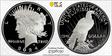2024-S $1 Peace Dollar PR70DCAM