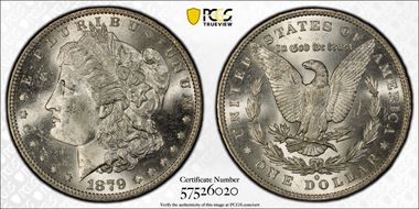 1879-O $1 MS62