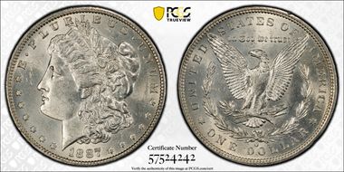 1887-O $1 N1