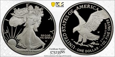 2023-W $1 Silver Eagle PR69DCAM