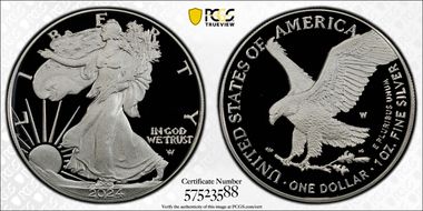 2024-W  $1 Silver Eagle PR69DCAM