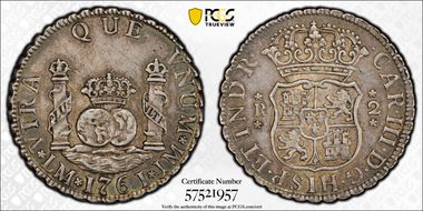 1761-LM JM 2 R Calico-571 AU58