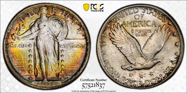 1918 25C MS67