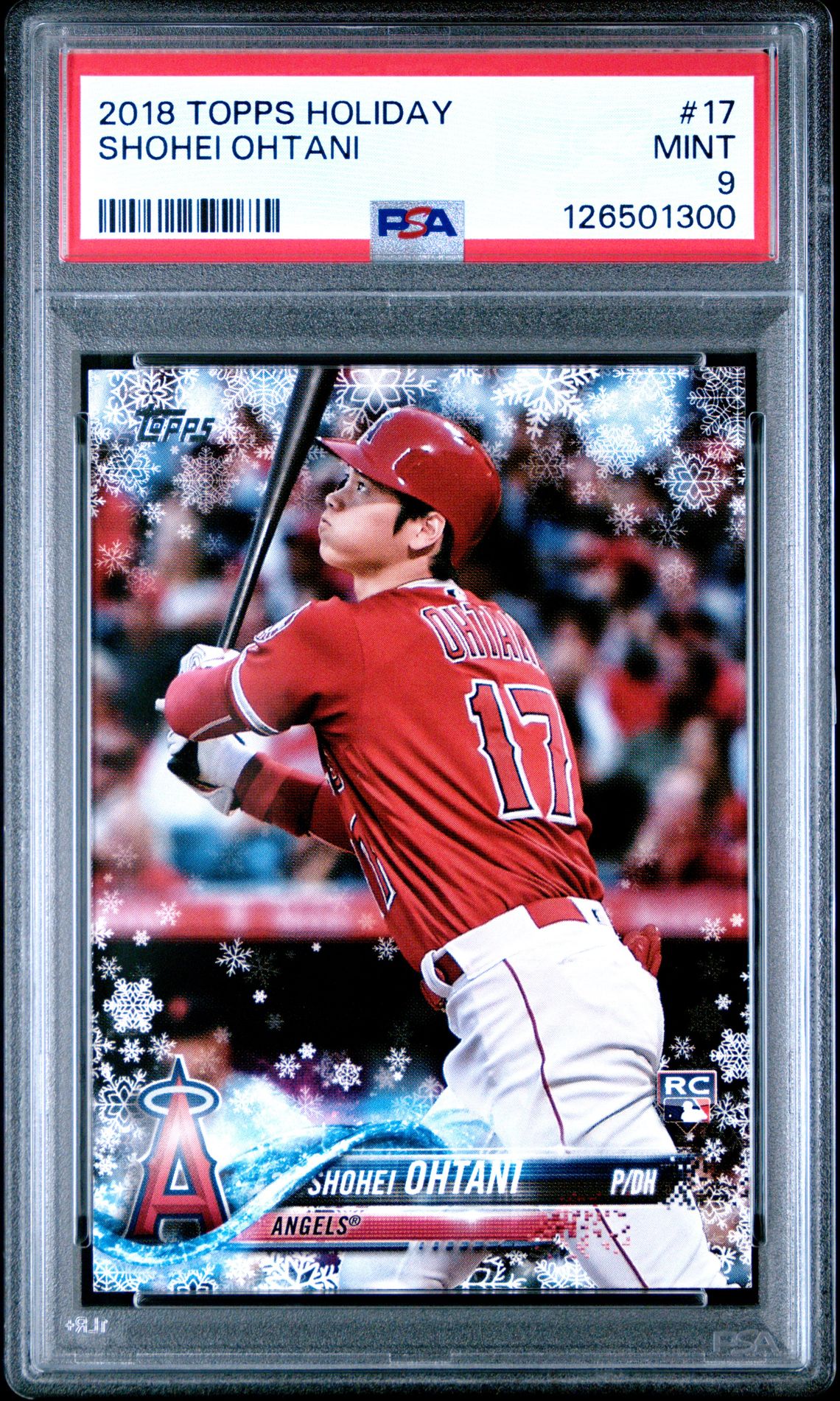 2018 Topps Holiday Shohei Ohtani #17 Mint 9 front