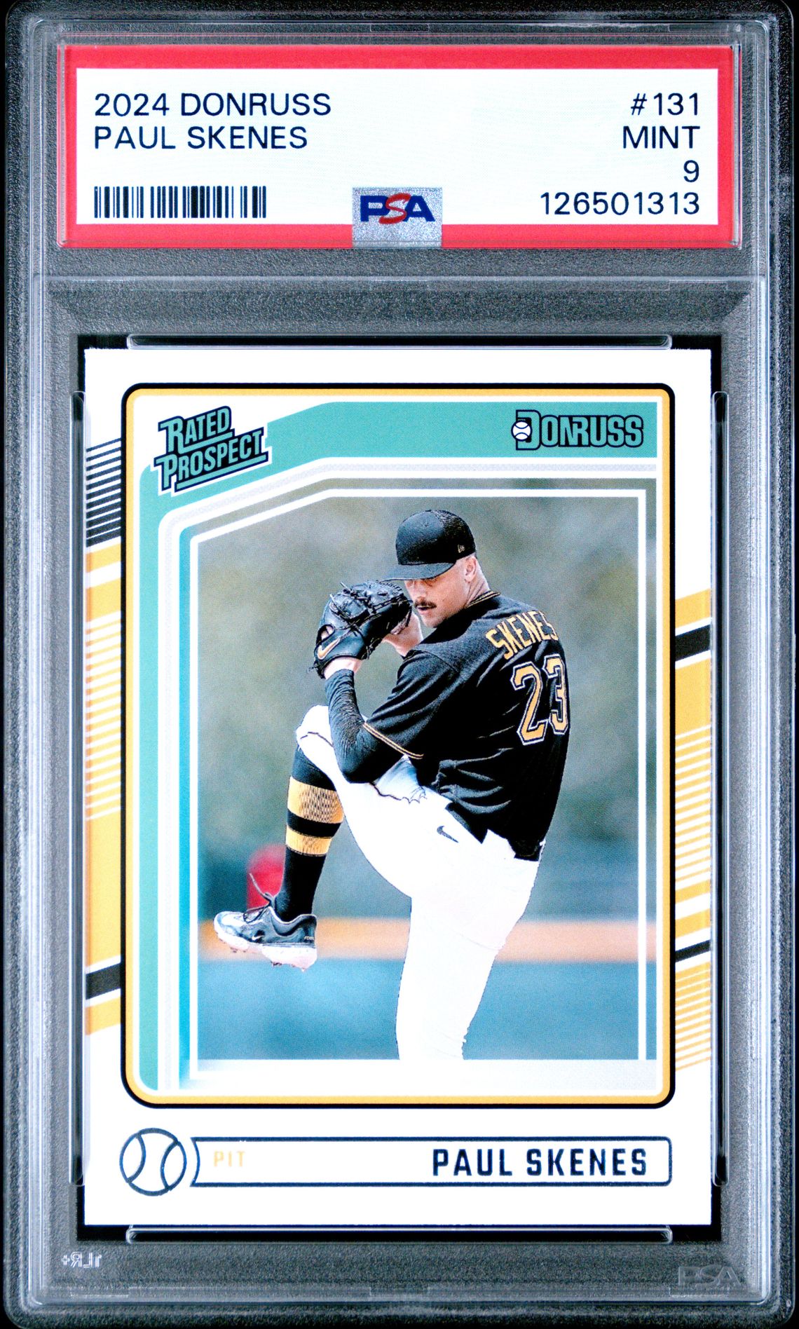 2024 Panini Donruss Paul Skenes #131 Mint 9 front