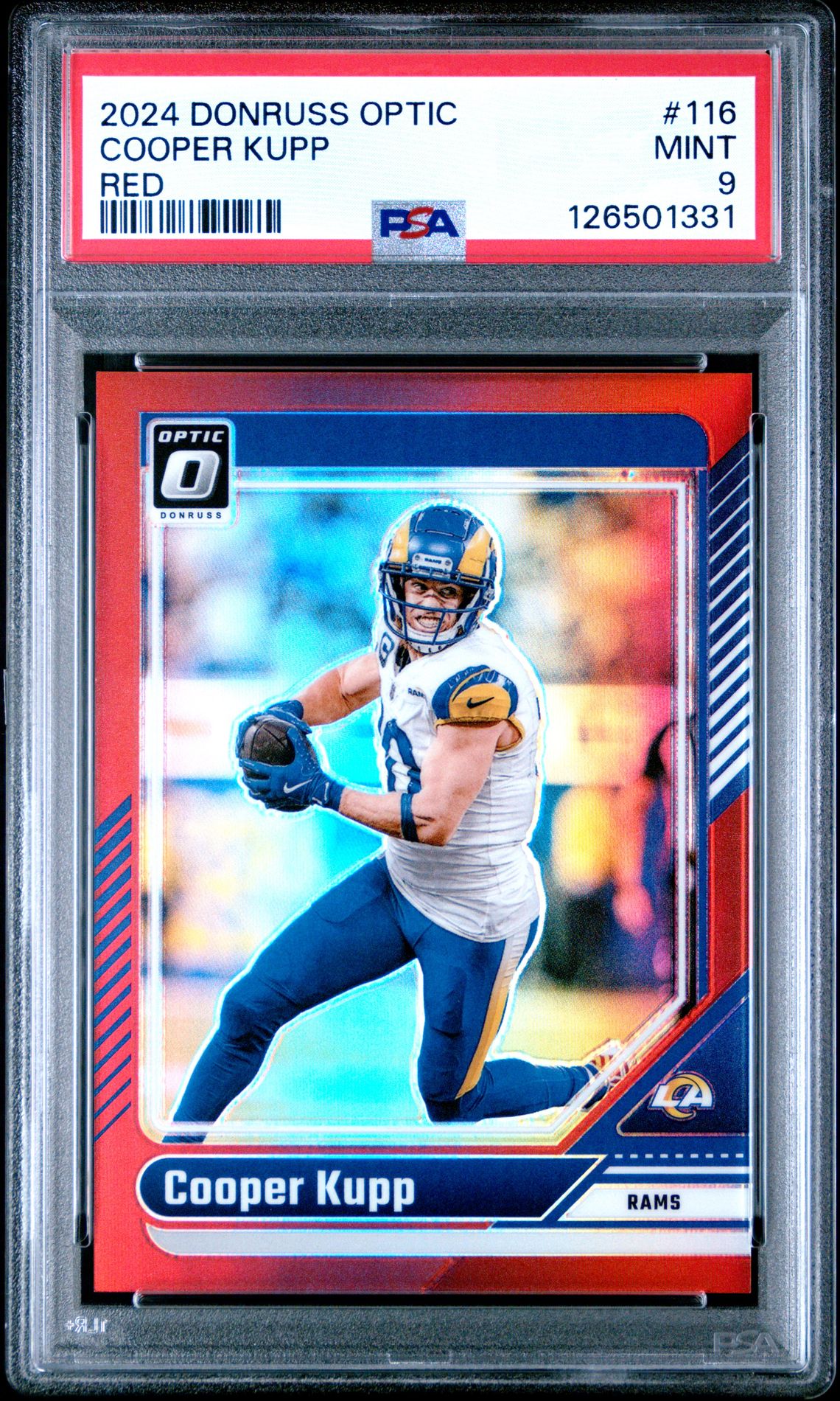 2024 Panini Donruss Optic Cooper Kupp #116 (Red) Mint 9 front