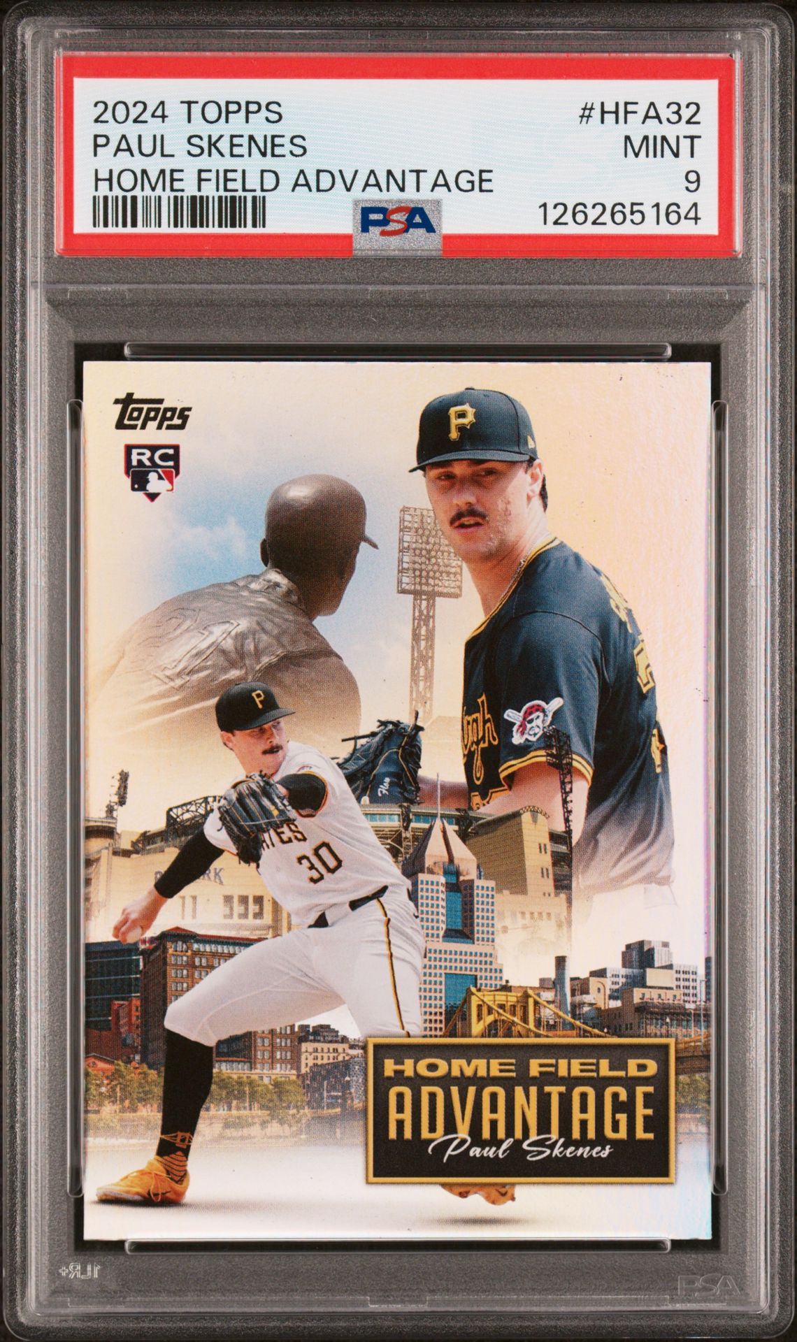 2024 Topps Home Field Advantage Paul Skenes #Hfa32 (Update) Mint 9 front