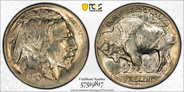 1913-S 5C Type 1 MS64