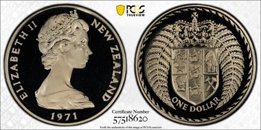 1971 $1 PR66DCAM