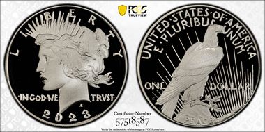 2023-S $1 Peace Dollar PR70DCAM