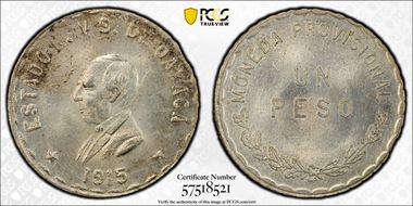 1915 Peso GB-345 Oax-92 KM-740.1 Without TM MS65
