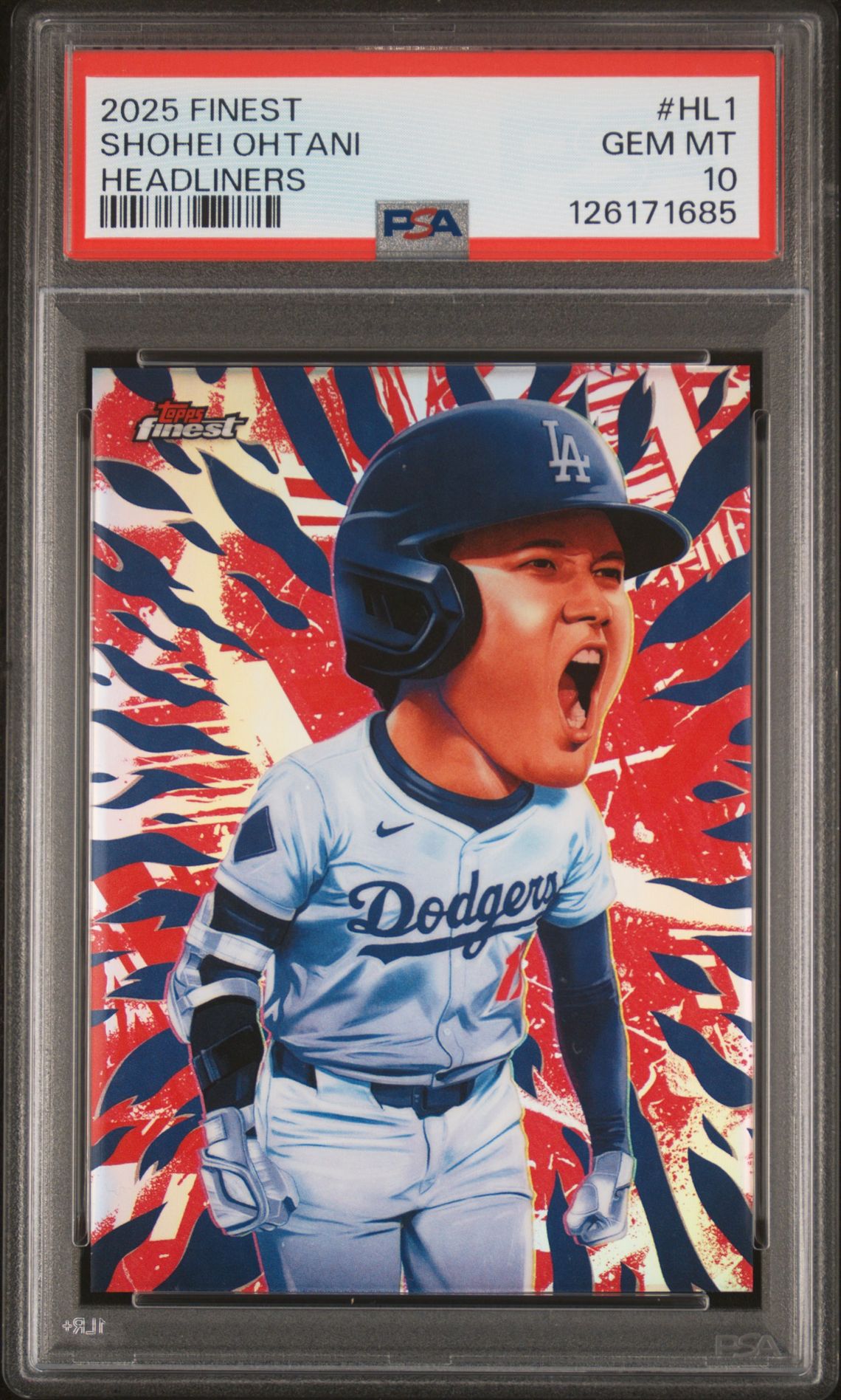 2025 Topps TOPPS FINEST HEADLINERS #HL1 Shohei Ohtani front