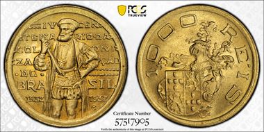 1932 1000 R Mald-647.01 400th Ann. MS66