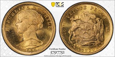 1959-So 20 Peso MS65