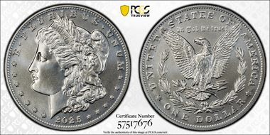 2025 $1 Morgan Dollar MS70