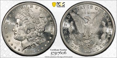 1881-S $1 MS63