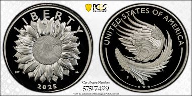 2025-P Medal American Liberty First Strike PR70DCAM