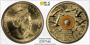 2023 $2 35th Ann $2 Coin Set Colorized In Flanders Fields MS66