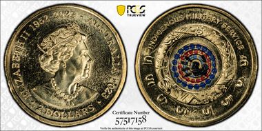 2023 $2 35th Ann $2 Coin Set Colorized Indigenous Military Service MS67