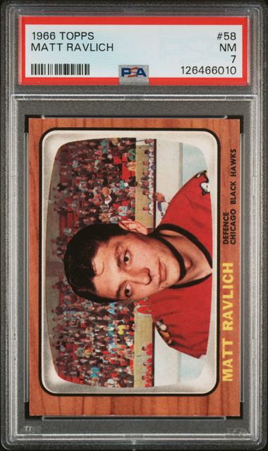1966 Topps #58 Matt Ravlich front