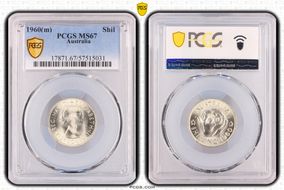 1960(m) Shil KM-59 Ag MS67