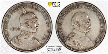 1894 Medal Bennert-117 Ag SP53