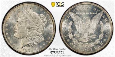 1878-CC $1 MS62