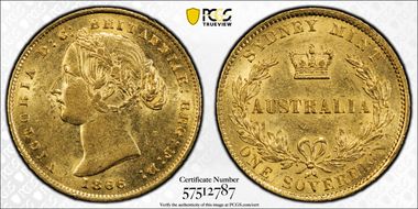 1866-SY Sov AU58