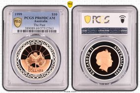 1999 $10 The Past PR69DCAM