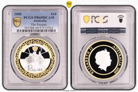 2000 $10 The Present PR69DCAM