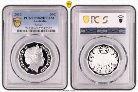 2013 50C Silver PR69DCAM