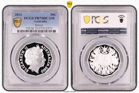 2013 50C Silver PR70DCAM