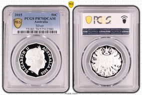 2015 50C Silver PR70DCAM